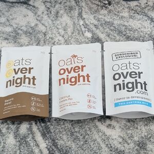 Oats Overnight - Banana Bread, Coconut Cream Pie, Black Forest Cake